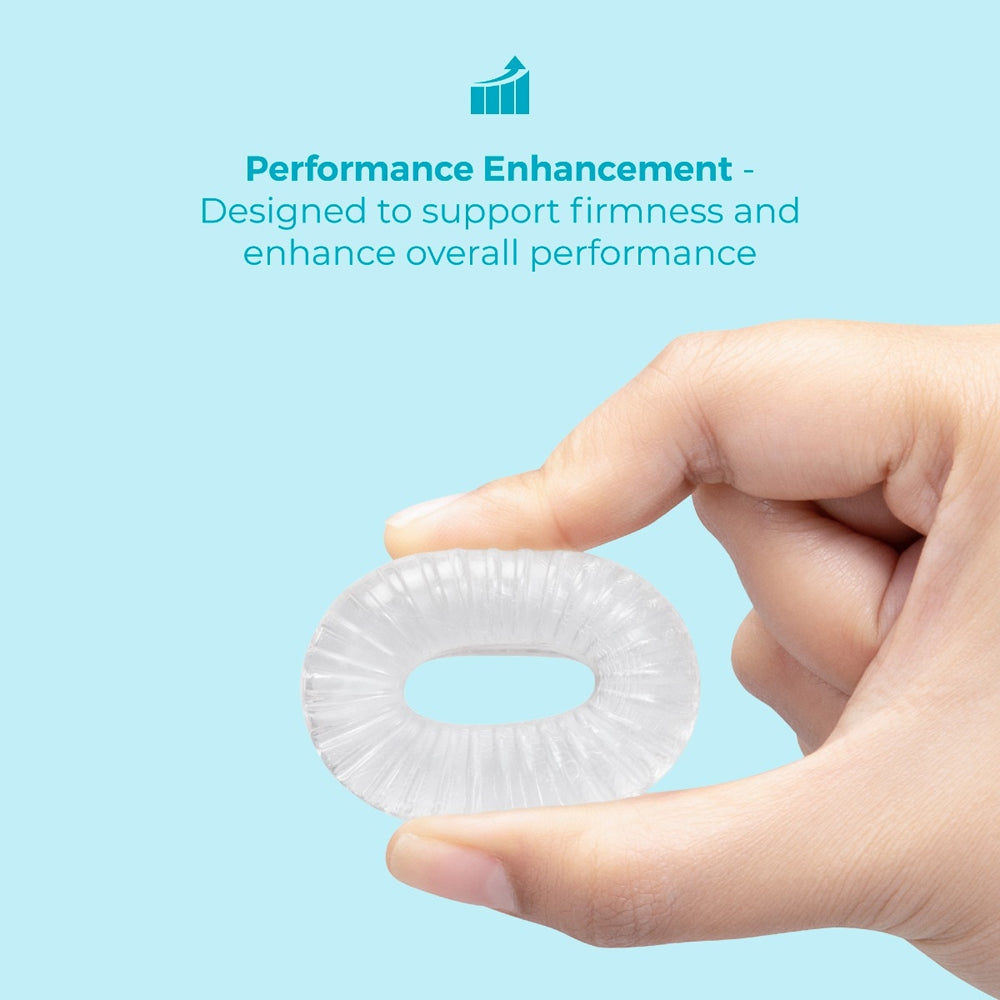 b-Vibe Stretch-Tech Swirl Flexible Secure Fit Cock Ring