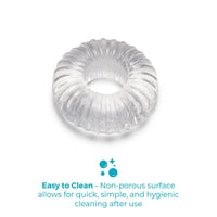 b-Vibe Stretch-Tech Swirl Flexible Secure Fit Cock Ring