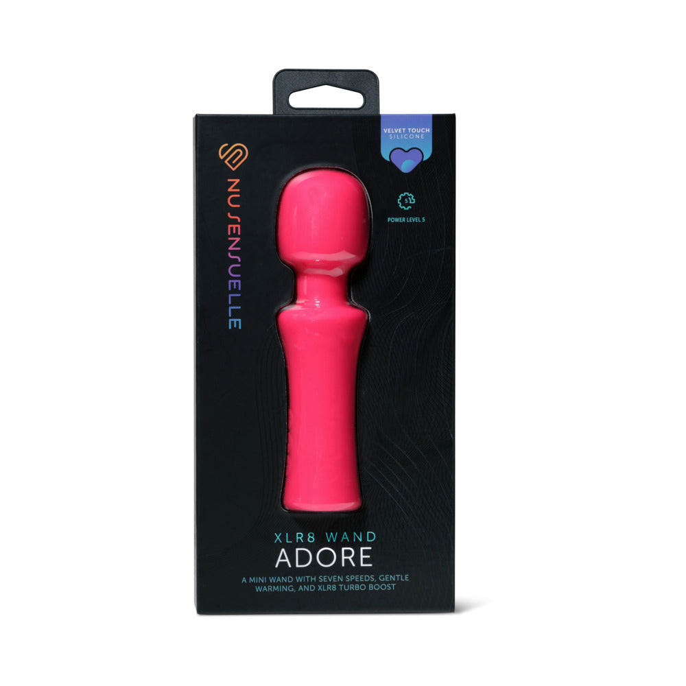 Adore XLR8 Wand with Heat - Hot Pink
