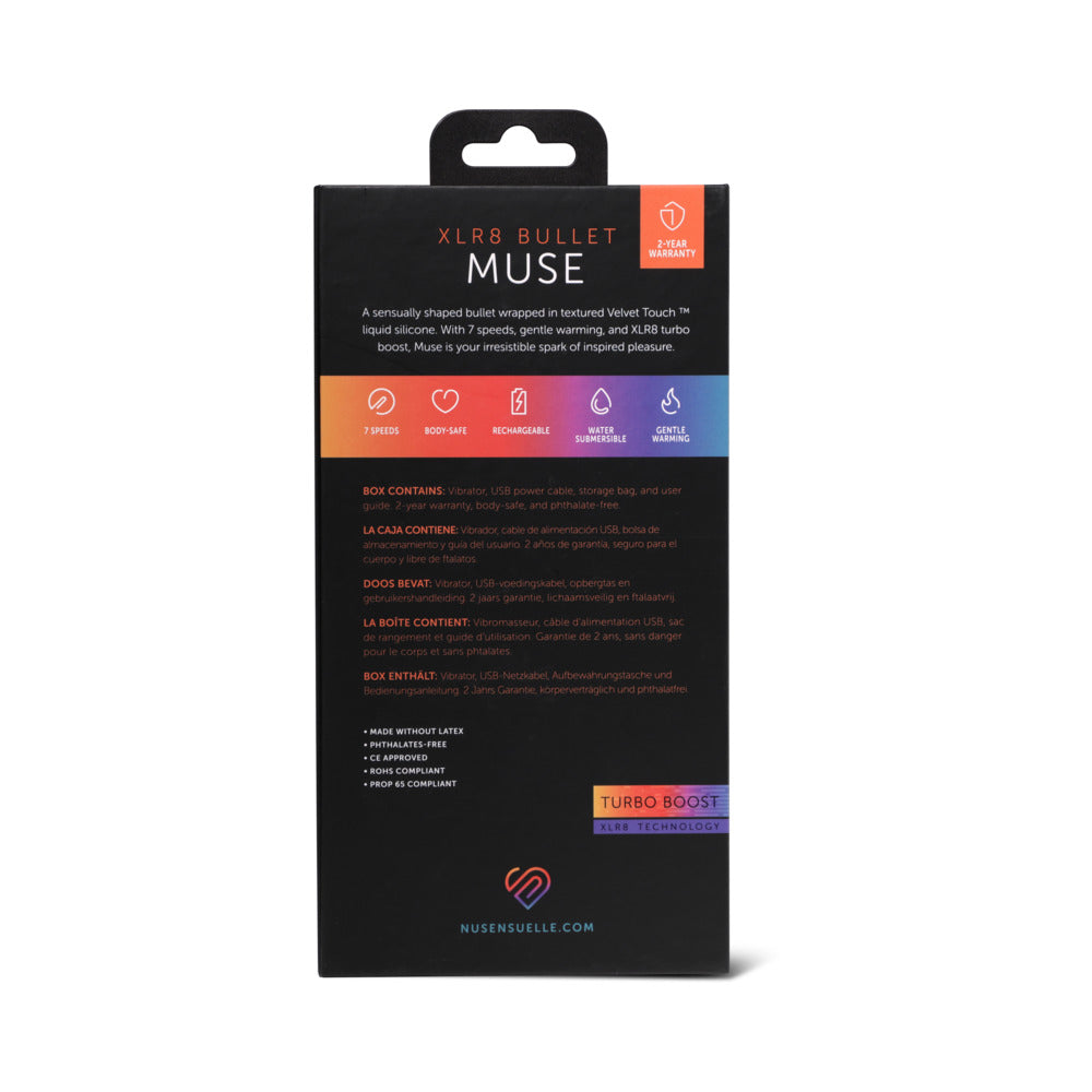 Nu Sensuelle Muse XLR8 Bullet Heat Blue
