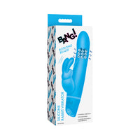 BANG! Silicone Rabbit Vibrator in Blue
