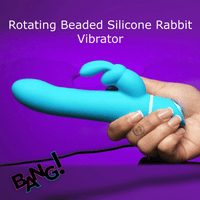 BANG! Silicone Rabbit Vibrator in Blue