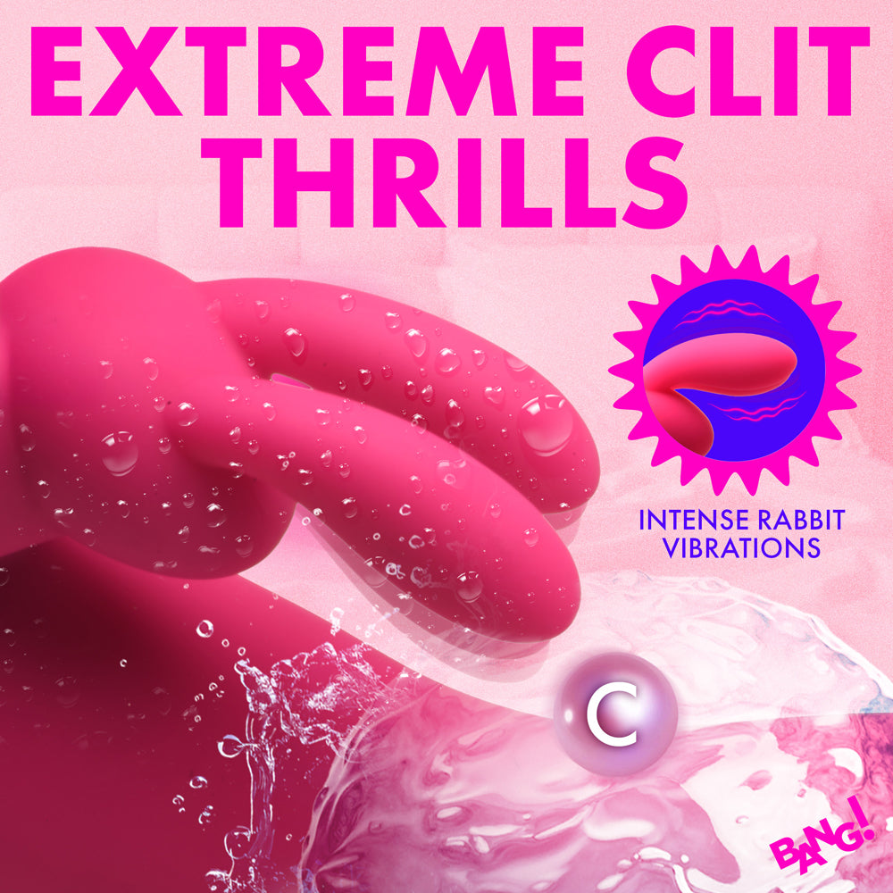 BANG! Silicone Rabbit Vibrator - Dual Stimulation Delight
