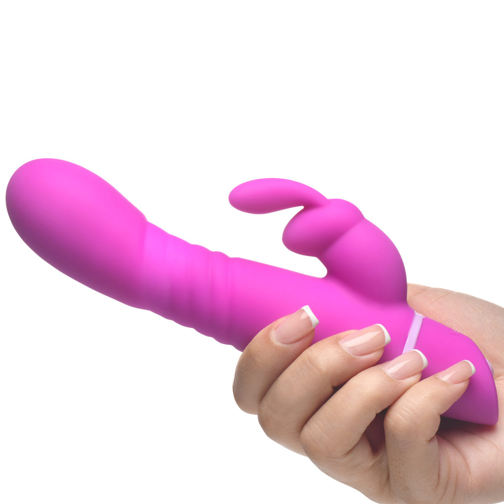BANG! Silicone Rabbit Vibrator - Purple