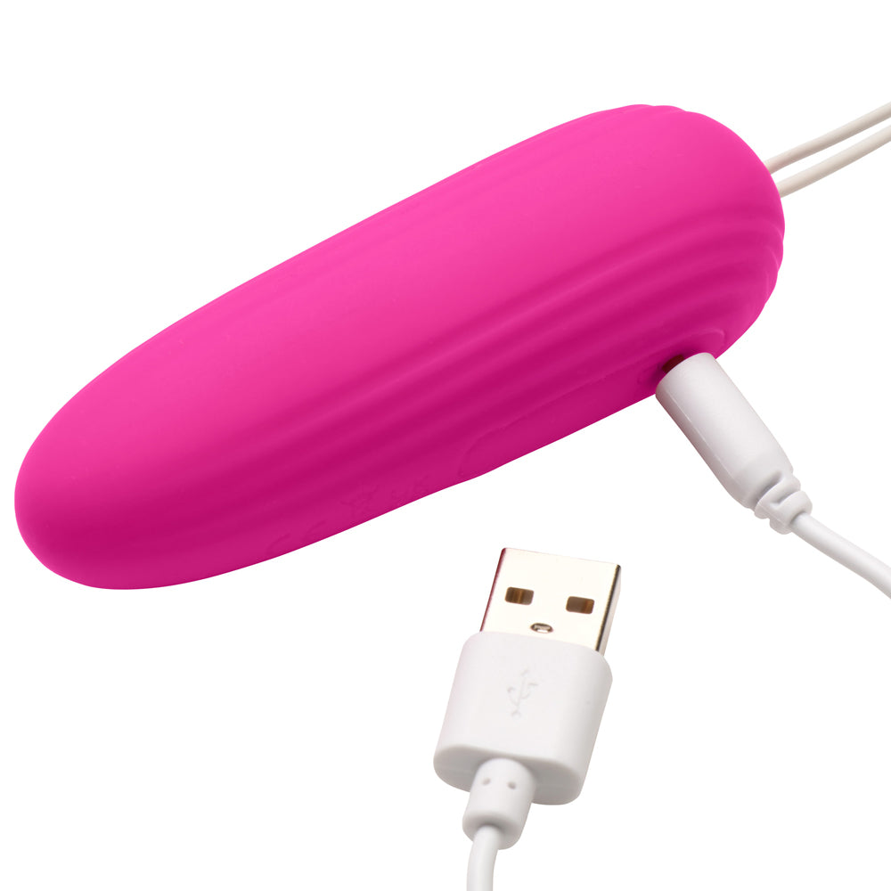 BANG! Silicone Vibrating Egg - Pink