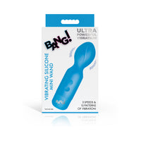BANG! Vibrating Silicone Mini Wand - Blue