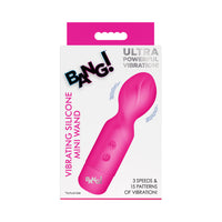 BANG! Vibrating Silicone Mini Wand Pink