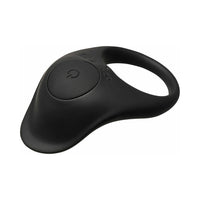 BANG! Vibrating Silicone Cock Ring Black for Enhanced Intimacy