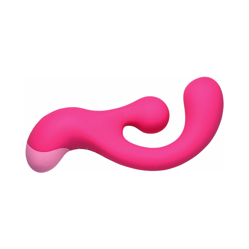 BANG! Gyro Rabbit Silicone Vibrator - Pink