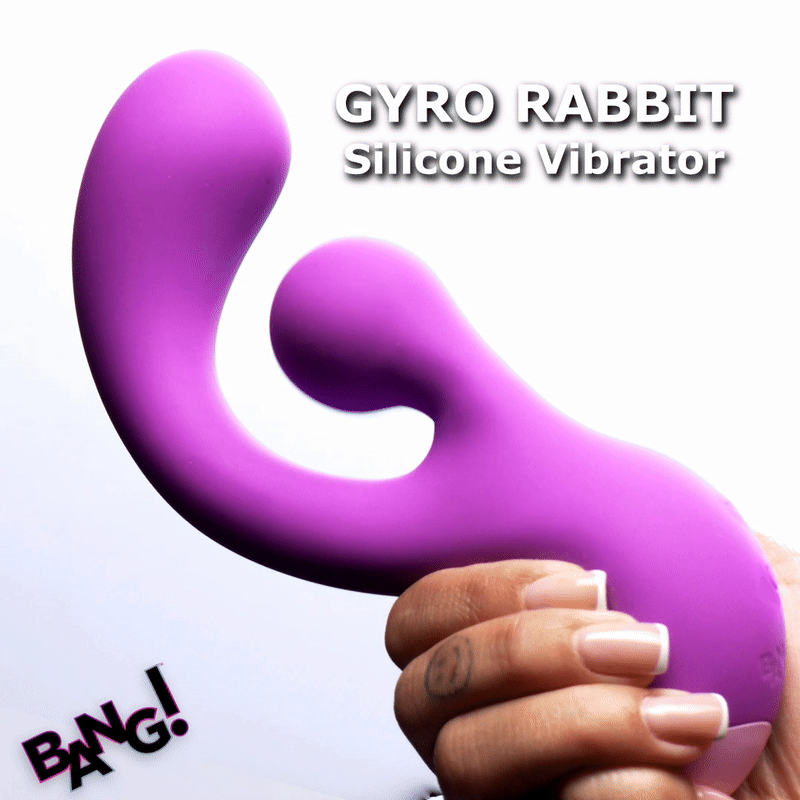 BANG! Gyro Rabbit Silicone Vibrator