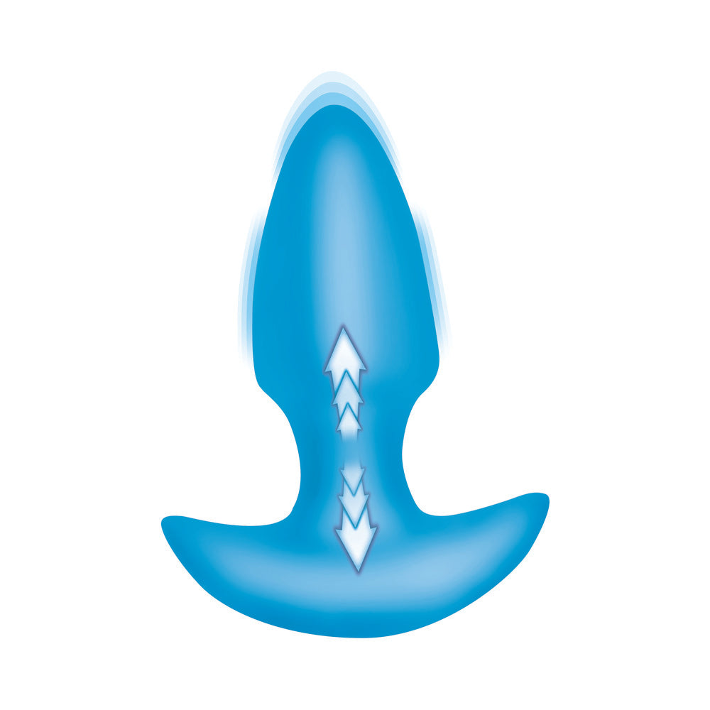 Thrusting & Vibrating Silicone Butt Plug
