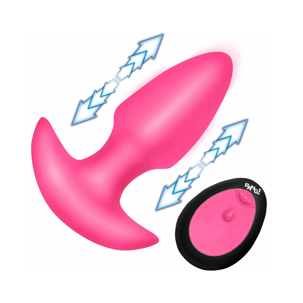 BANG! Thrusting & Vibrating Silicone Butt Plug