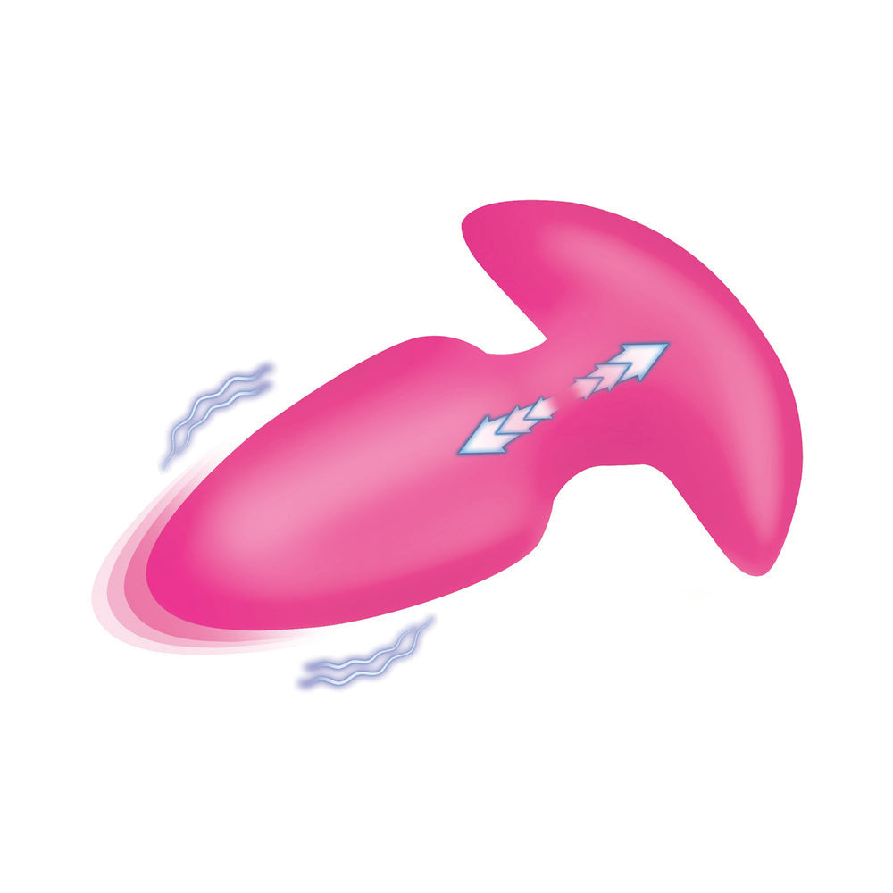 BANG! Thrusting & Vibrating Silicone Butt Plug