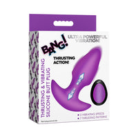 BANG! Thrusting & Vibrating Silicone Butt Plug