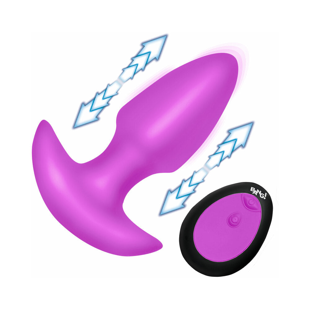 BANG! Thrusting & Vibrating Silicone Butt Plug