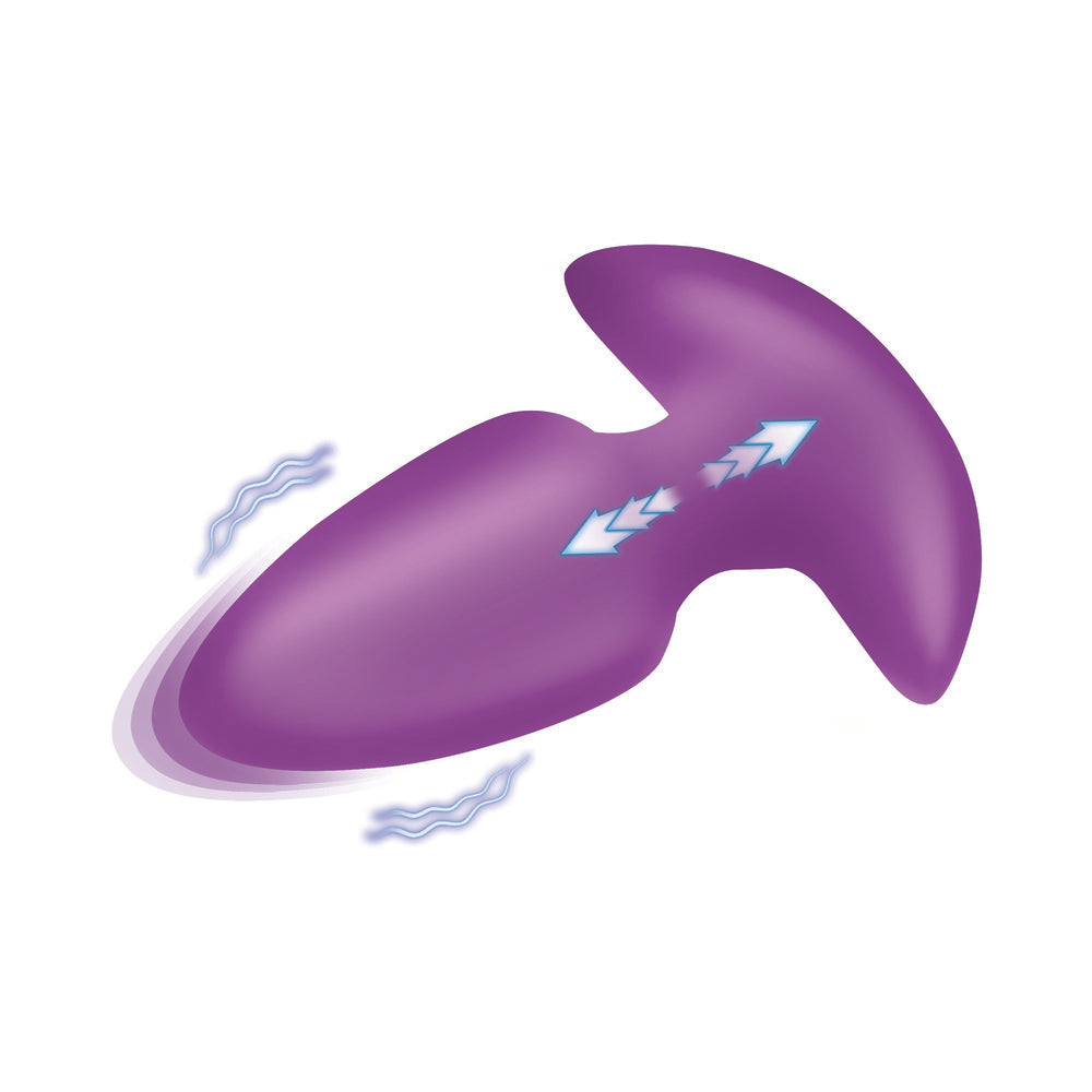 BANG! Thrusting & Vibrating Silicone Butt Plug