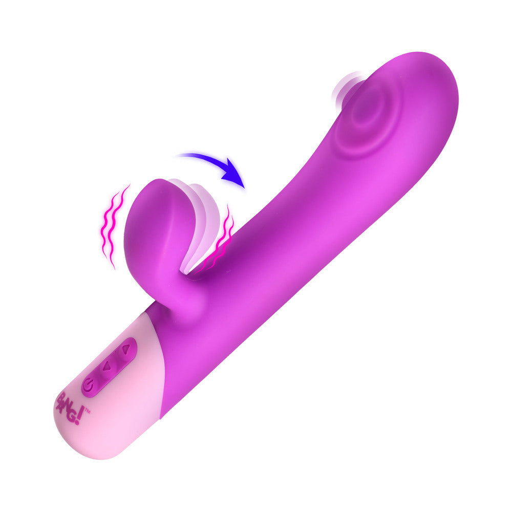 BANG! Clit Tapping Pulsing Rabbit in Purple