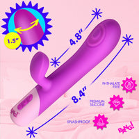 BANG! Clit Tapping Pulsing Rabbit in Purple