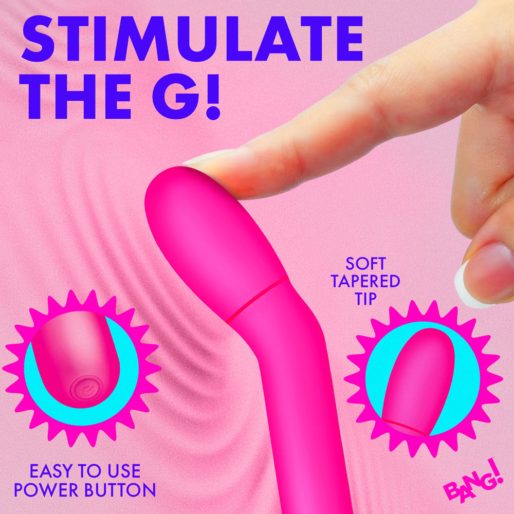 BANG! Slim G-Spot Vibrator in Pink