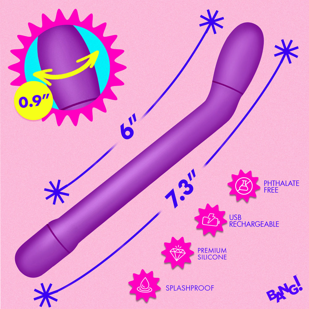 BANG! Slim G-Spot Vibrator - Purple