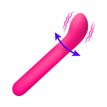 BANG! G-Spot Flexible Silicone Vibrator - Hot Pink