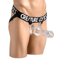 Creature Cocks Snow Wolf Hollow Strap-On with Harness