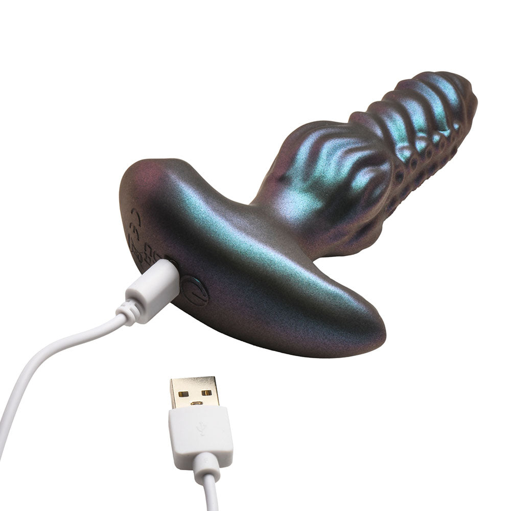 Creature Cocks Octo-Squirm Vibrating & Rotating Silicone Anal Plug