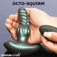 Creature Cocks Octo-Squirm Vibrating & Rotating Silicone Anal Plug