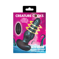 Creature Cocks Octo-Squirm Vibrating & Rotating Silicone Anal Plug