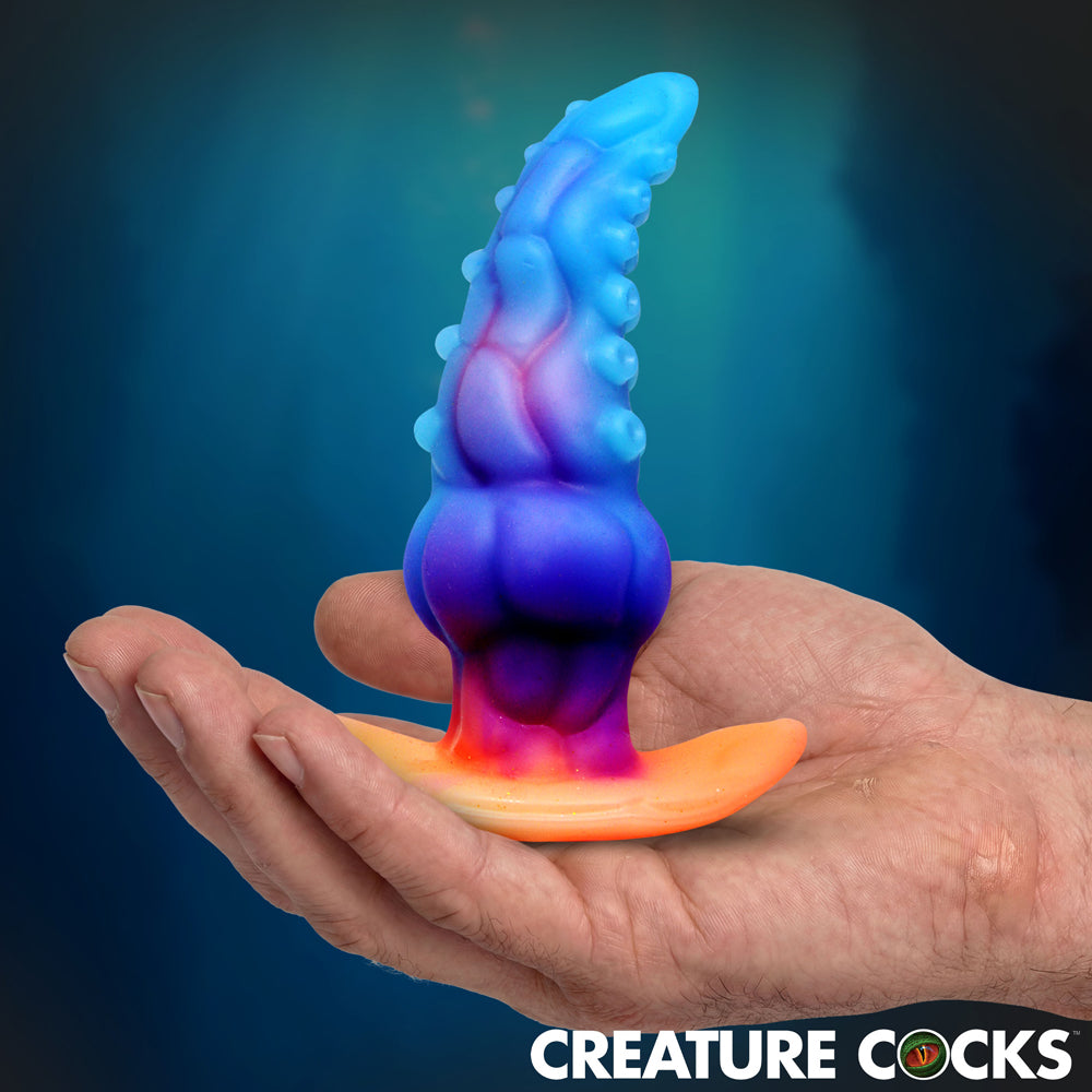 Creature Cocks Glowtopus GITD Sili Plug - Unique Fantasy Experience