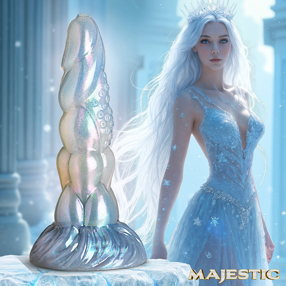 Majestic Crysta Silicone Dildo - Realistic Pleasure