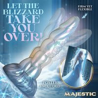 Majestic Crysta Silicone Dildo - Realistic Pleasure