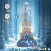 Majestic Crysta Silicone Dildo - Realistic Pleasure
