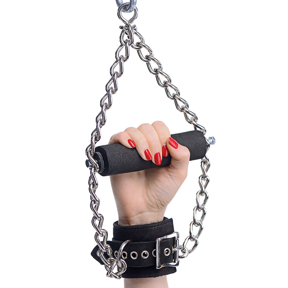 Strict Leather Fur Lined Nubuck Suspension Cuffs
