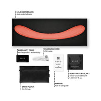 LELO BOOMERANG Luxury Vibrator - Coral Red