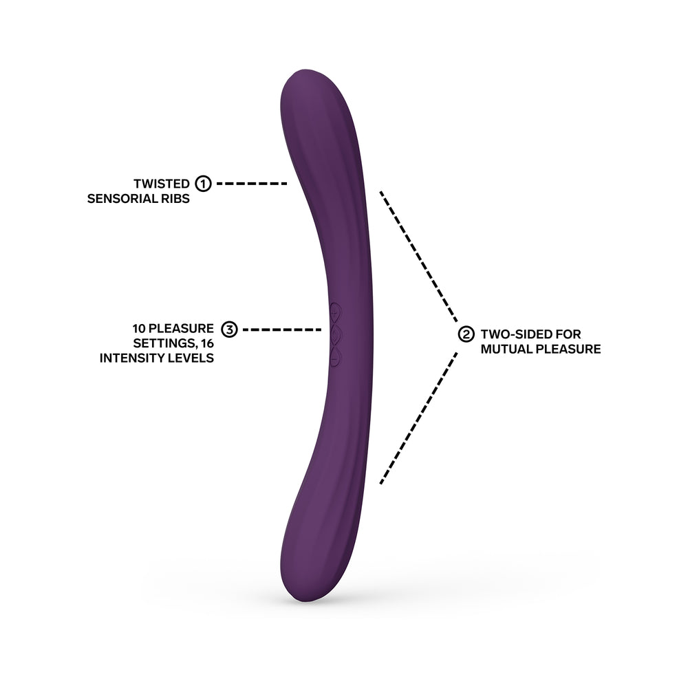 LELO Boomerang Luxury Vibrator - Plum