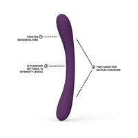 LELO Boomerang Luxury Vibrator - Plum