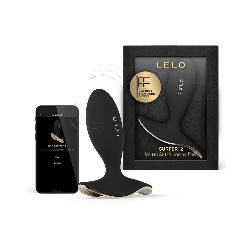 LELO Surfer 2 Luxury Vibrator - Black