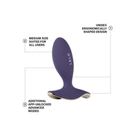 LELO Surfer 2 Luxury Anal Vibrating Plug - Cyber Purple