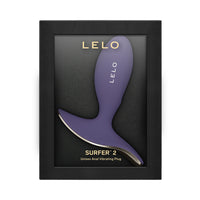 LELO Surfer 2 Luxury Anal Vibrating Plug - Cyber Purple