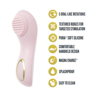 Delice Dahlia Stimulating Massager - Pink