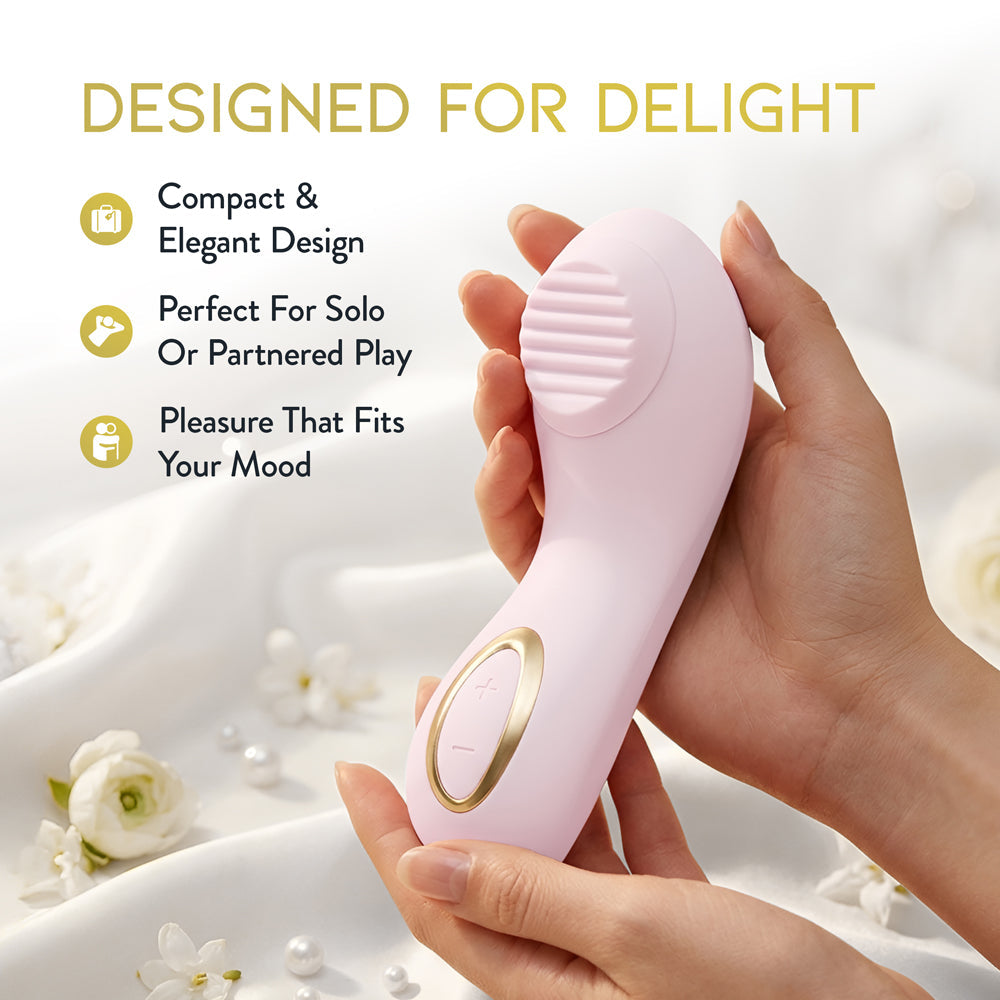 Delice Dahlia Stimulating Massager - Pink
