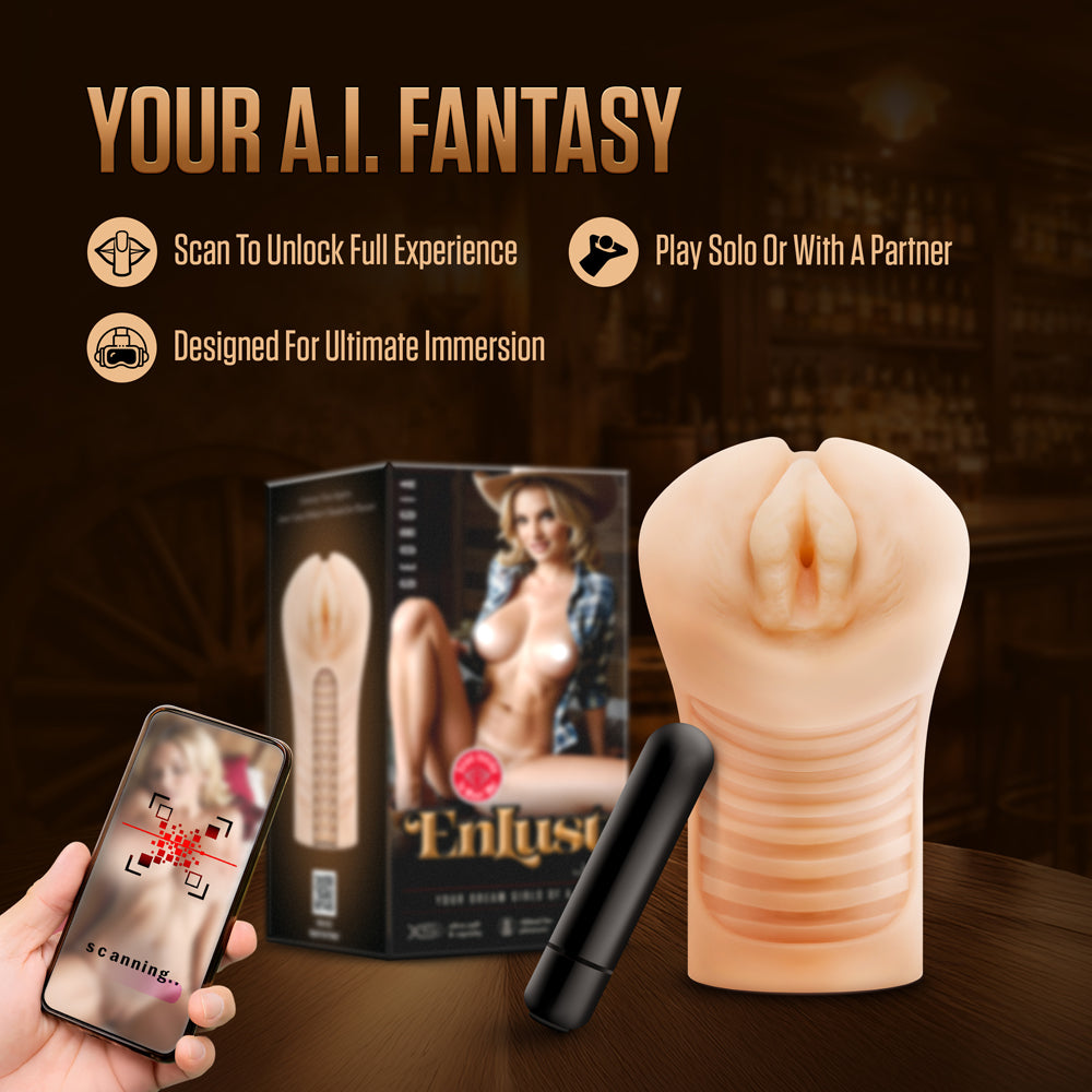 EnLust Georgia Masturbator with Bullet for Enhanced Stimulation