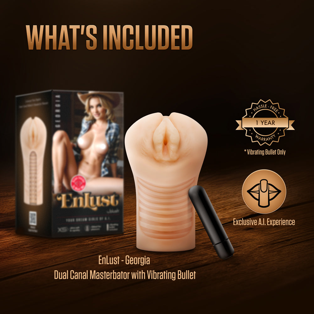 EnLust Georgia Masturbator with Bullet for Enhanced Stimulation