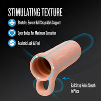 Performance 4.25 in. Enhancement Sleeve for Added Pleasure