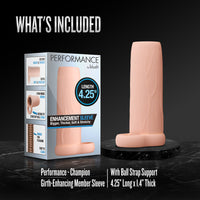 Performance 4.25 in. Enhancement Sleeve for Added Pleasure