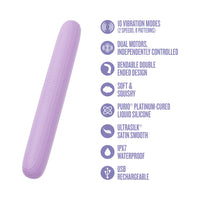 Play With Me Silicone Double Ended Vibrator