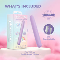 Play With Me Silicone Double Ended Vibrator