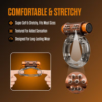 Stay Hard Vibrating Cock Ring Set with Sleeve - 3