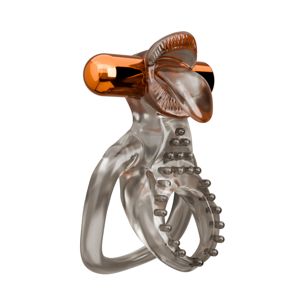 Stay Hard Vibrating Cock Ring Set with Sleeve